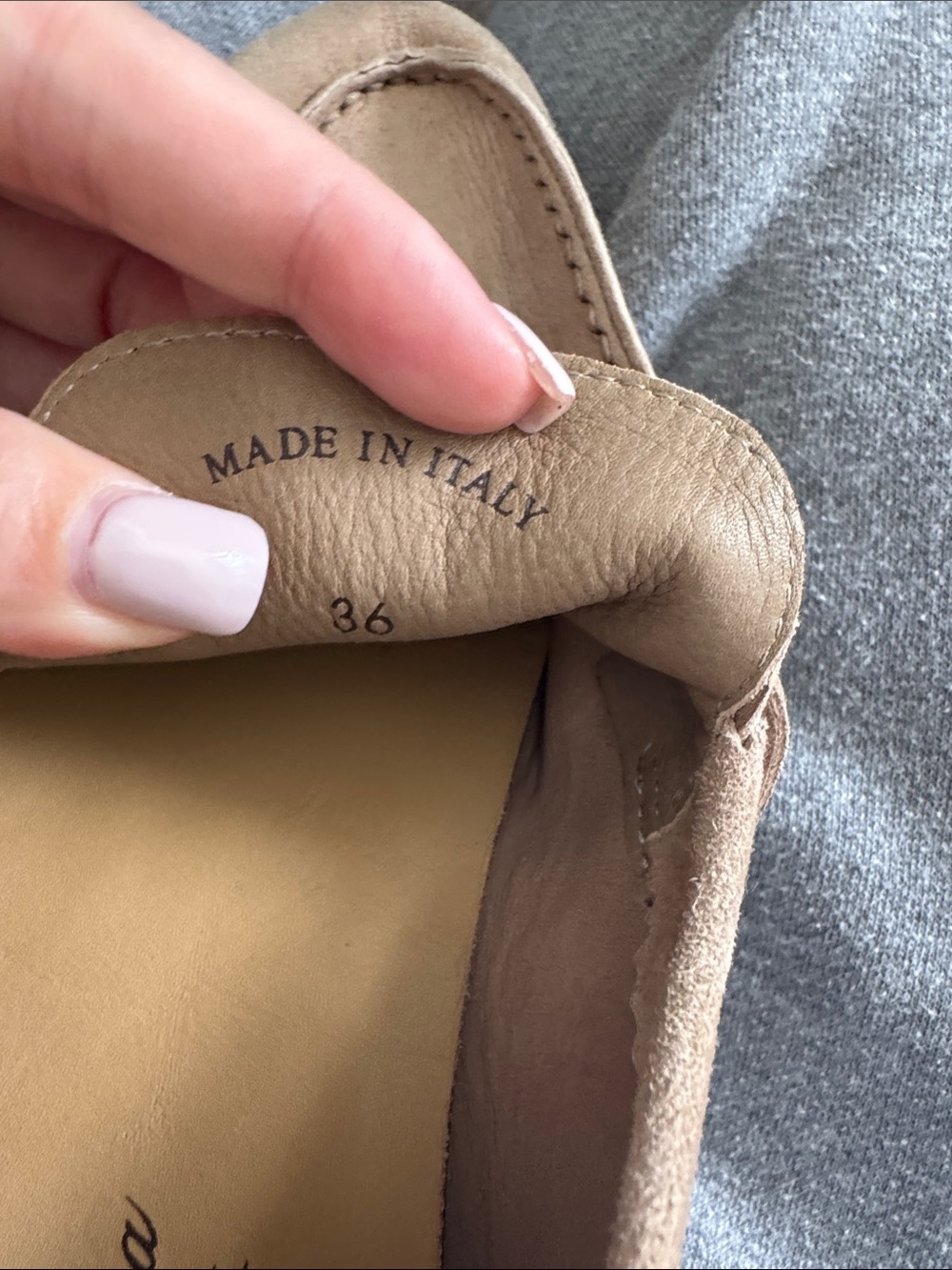 Loro Piana Suede Tassel Loafers in Taupe - Picture 6 of 9